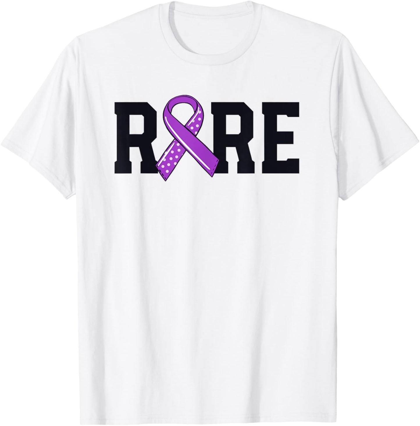 Rare Disease Mastocytosis Awareness Mast Cell Ribbon MCAS T-Shirt - T-Shirt | White