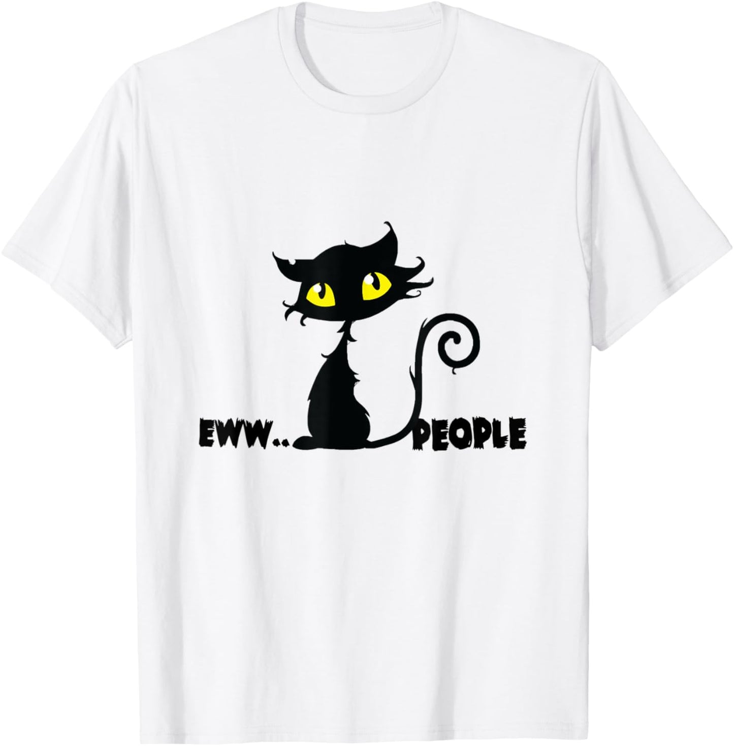 Eww, People Meow Cat Shirts T-Shirt - T-Shirt | White