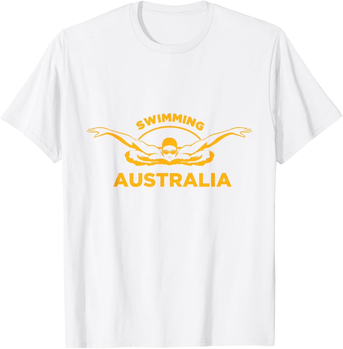 Swimming Australia Support the Team Shirt Pool T-Shirt - T-Shirt | White