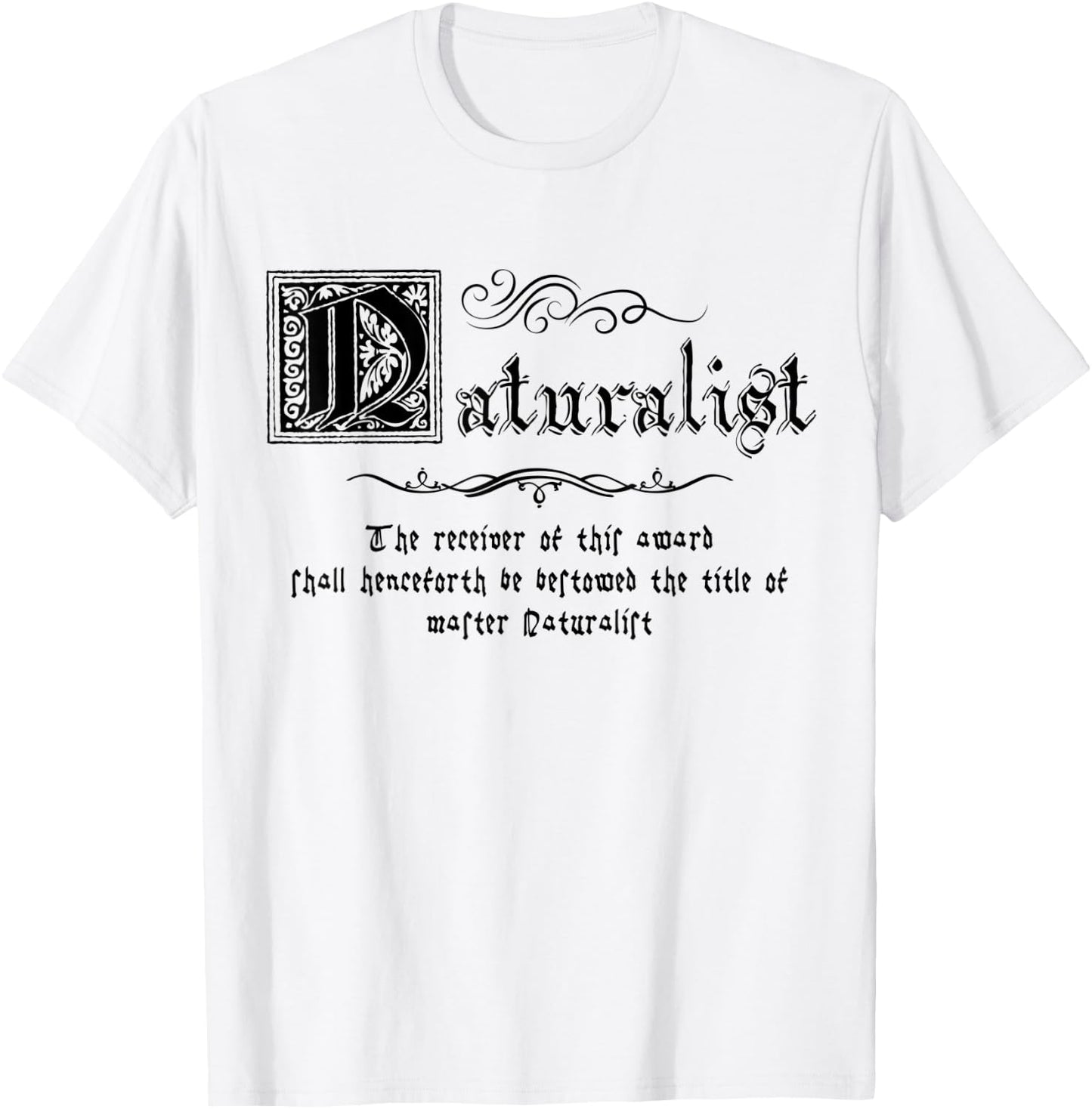 Medieval Master Naturalist T-Shirt - T-Shirt | White