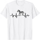Zebra Heartbeat Graphic T-Shirt - T-Shirt | White