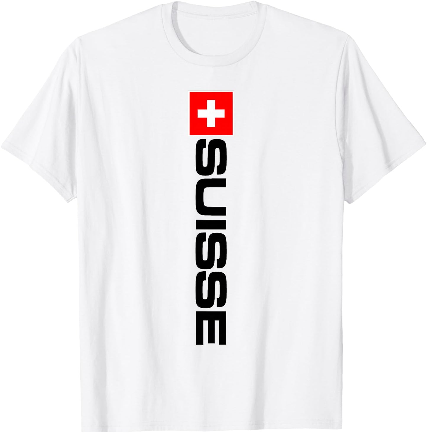 Switzerland Flag Suisse Athletic Games Sports Jersey Style. T-Shirt - T-Shirt | White