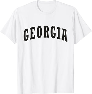 Georgia State Athletic Sports T-Shirt - T-Shirt | White