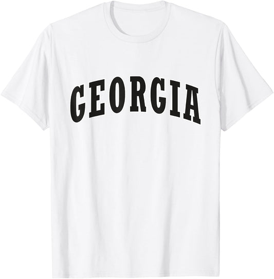 Georgia State Athletic Sports T-Shirt - T-Shirt | White