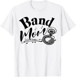 Sousaphone Band Mom Mother Mama Funny T-Shirt - T-Shirt | White