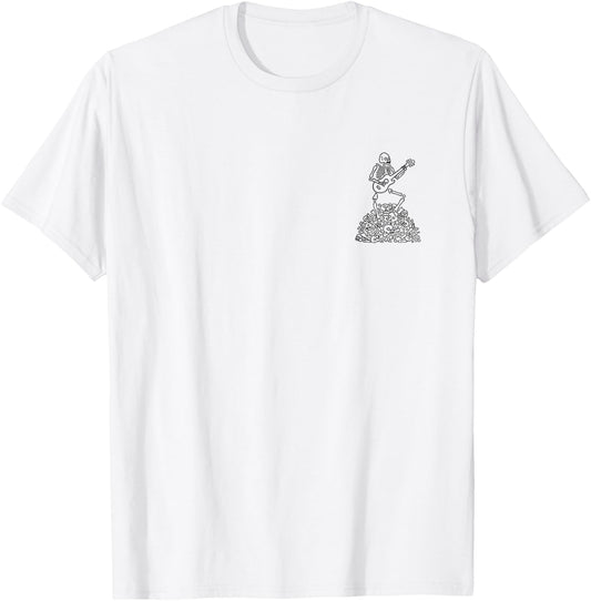 The Night That The Skeletons Came To Life - Front and Back T-Shirt - T-Shirt | White