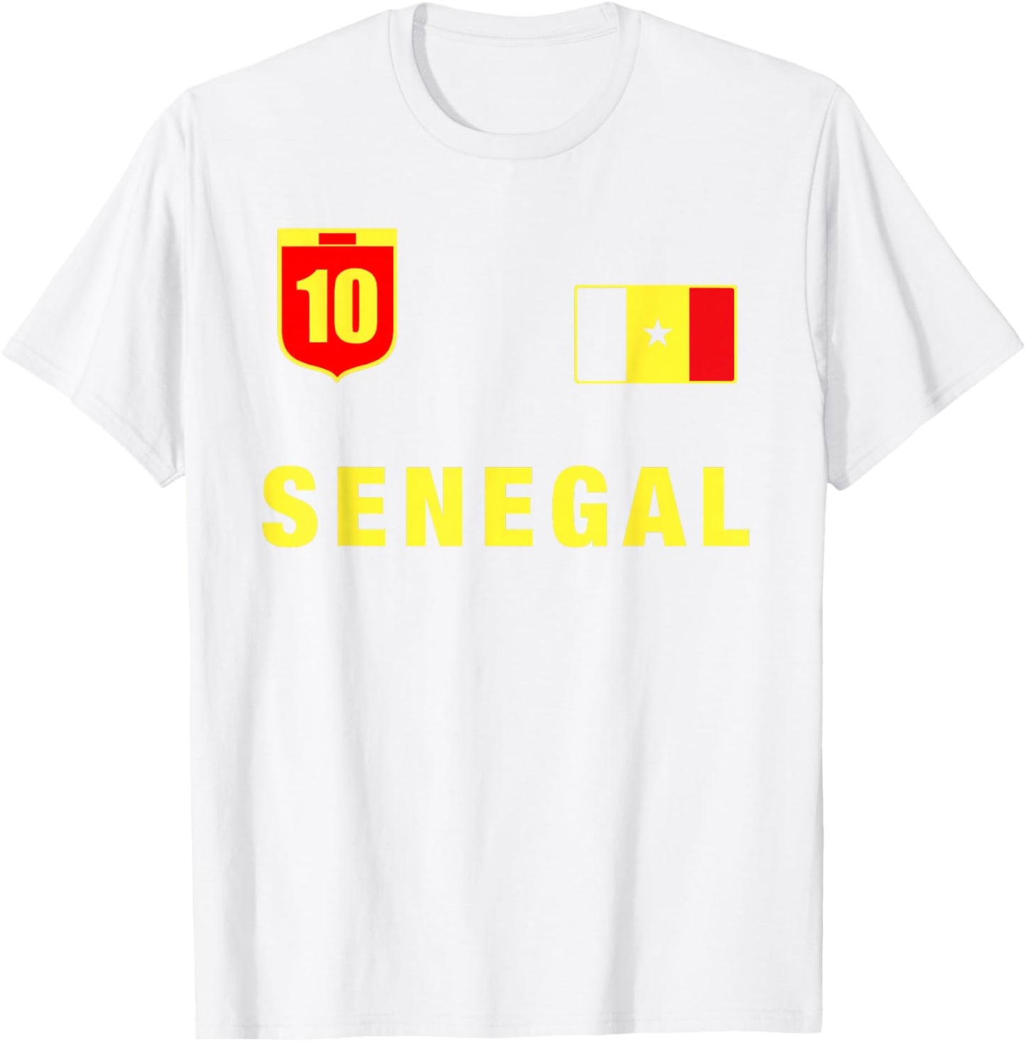 Senegal Outfit Green Senegal Apparel Design Clothing T-Shirt - T-Shirt | White