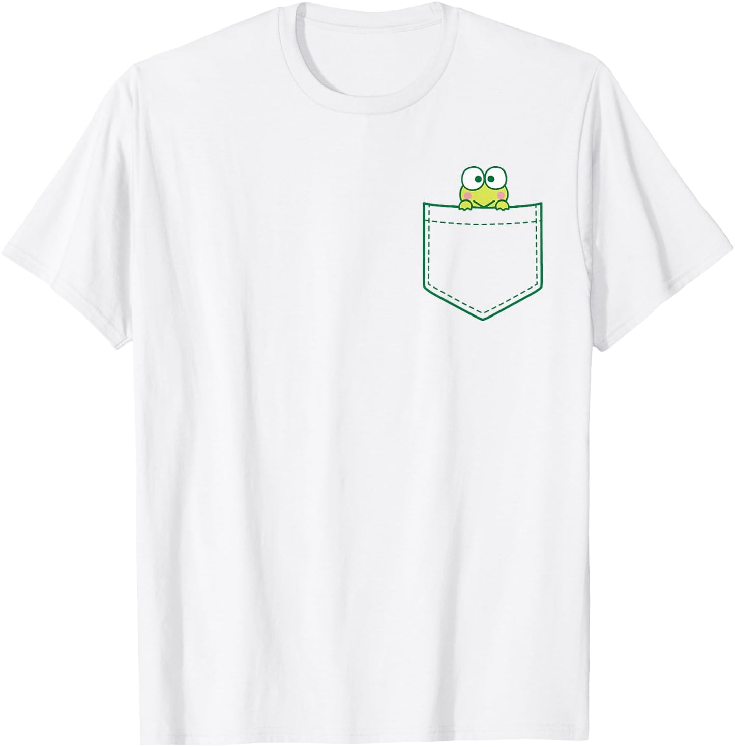 Keroppi Chest Pocket T-Shirt - T-Shirt | White