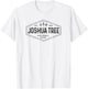 Joshua Tree National Park Shirt Vintage Hexagon Badge Hiking T-Shirt - T-Shirt | White