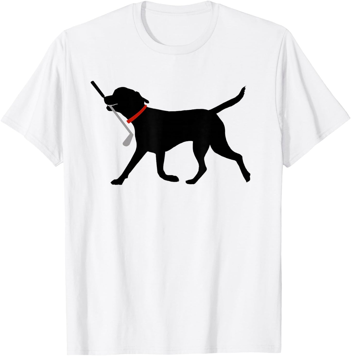 Labrador Fetch Golf Club Cute Golfing Black Lab Golf T-Shirt - T-Shirt | White