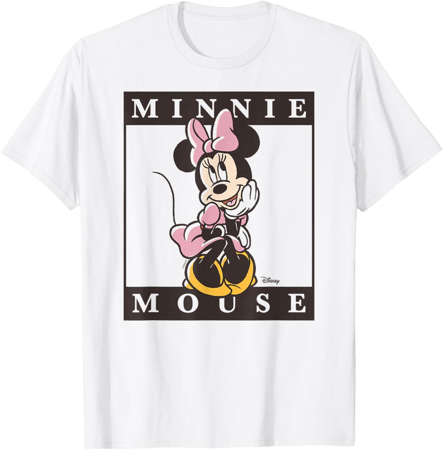 Minnie - Type Block T-Shirt - T-Shirt | White