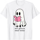 Hot Funny Ghouls Read Books Cute Ghost Book Lover Halloween T-Shirt - T-Shirt | White