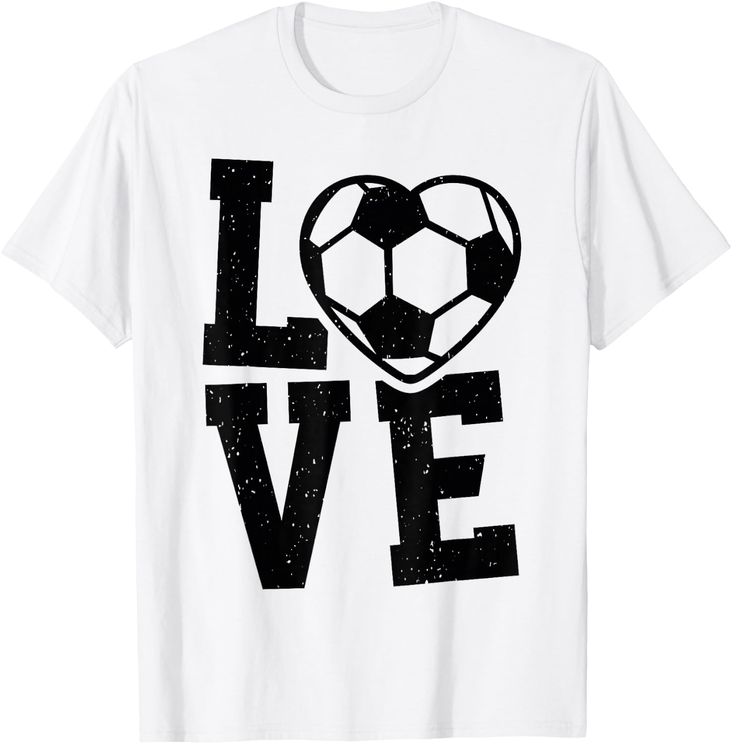 Love Heart Soccer Team Design for Sport Fans Player T-Shirt - T-Shirt | White