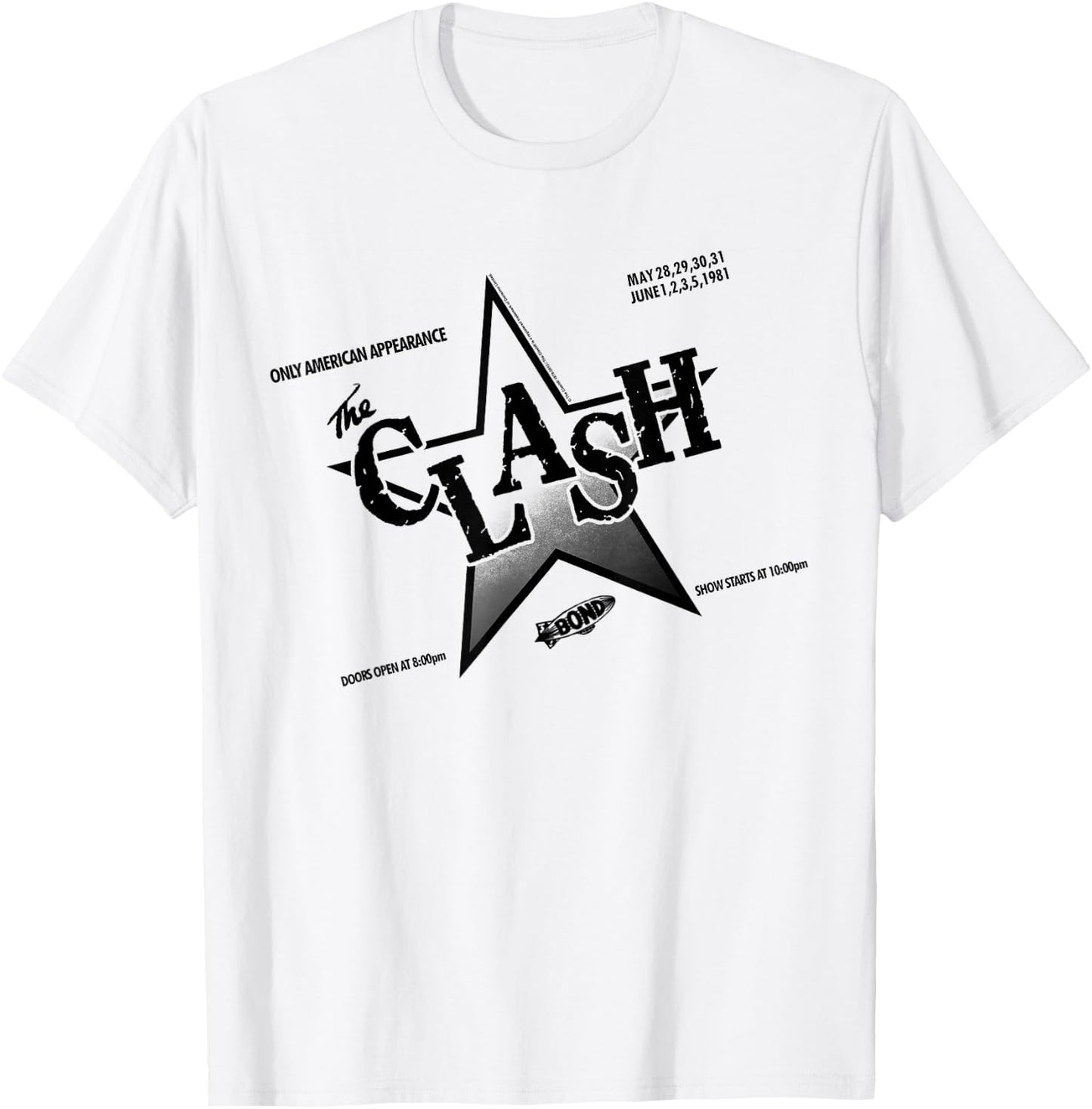 The Clash - Flyer '81 T-Shirt - T-Shirt | White