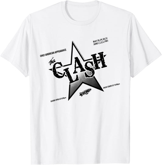 The Clash - Flyer '81 T-Shirt - T-Shirt | White