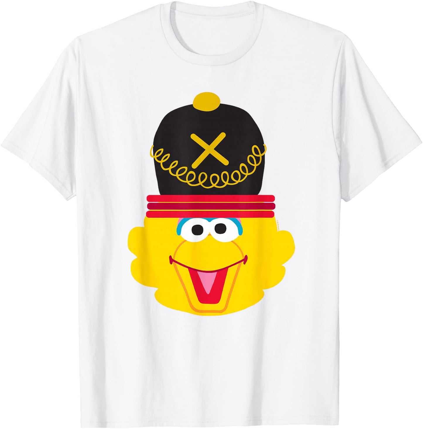Sesame Street Christmas Nutcracker Big Bird T-Shirt - T-Shirt | White