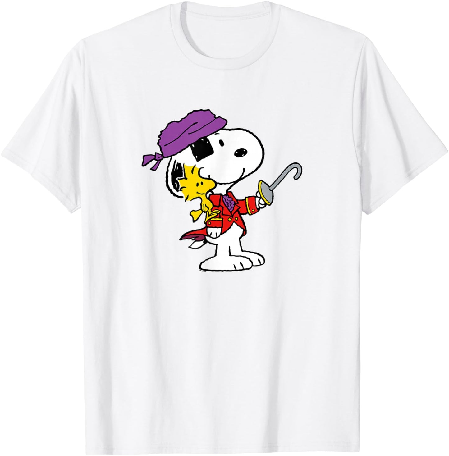 Peanuts Ahoy Snoopy and Woodstock T-Shirt - T-Shirt | White