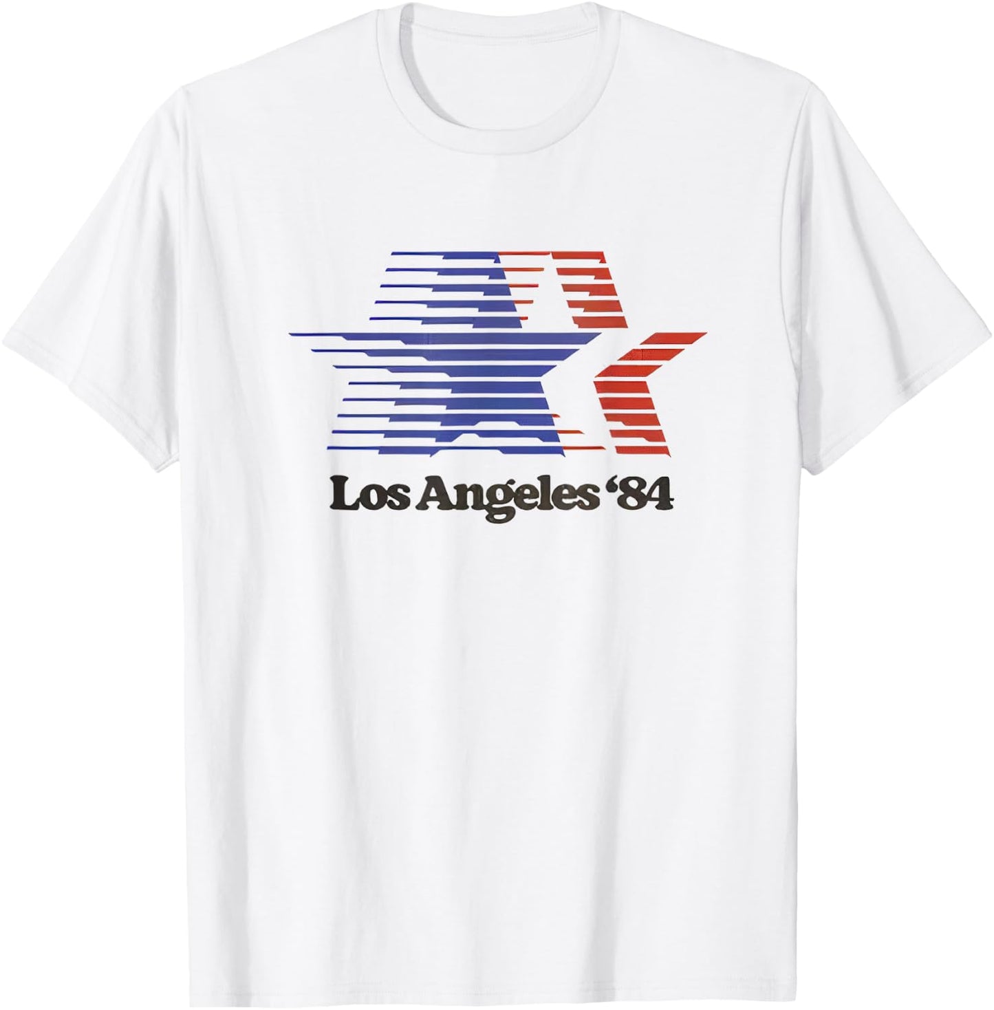 Los Angeles '84 Nostalgic LA Retro Vintage T-Shirt - T-Shirt | White