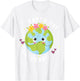 Earth Day Everyday Kids Girl T-Shirt - T-Shirt | White