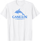 Cancun Mexico Dolphin Boys Girls Vacation Souvenir T-Shirt - T-Shirt | White