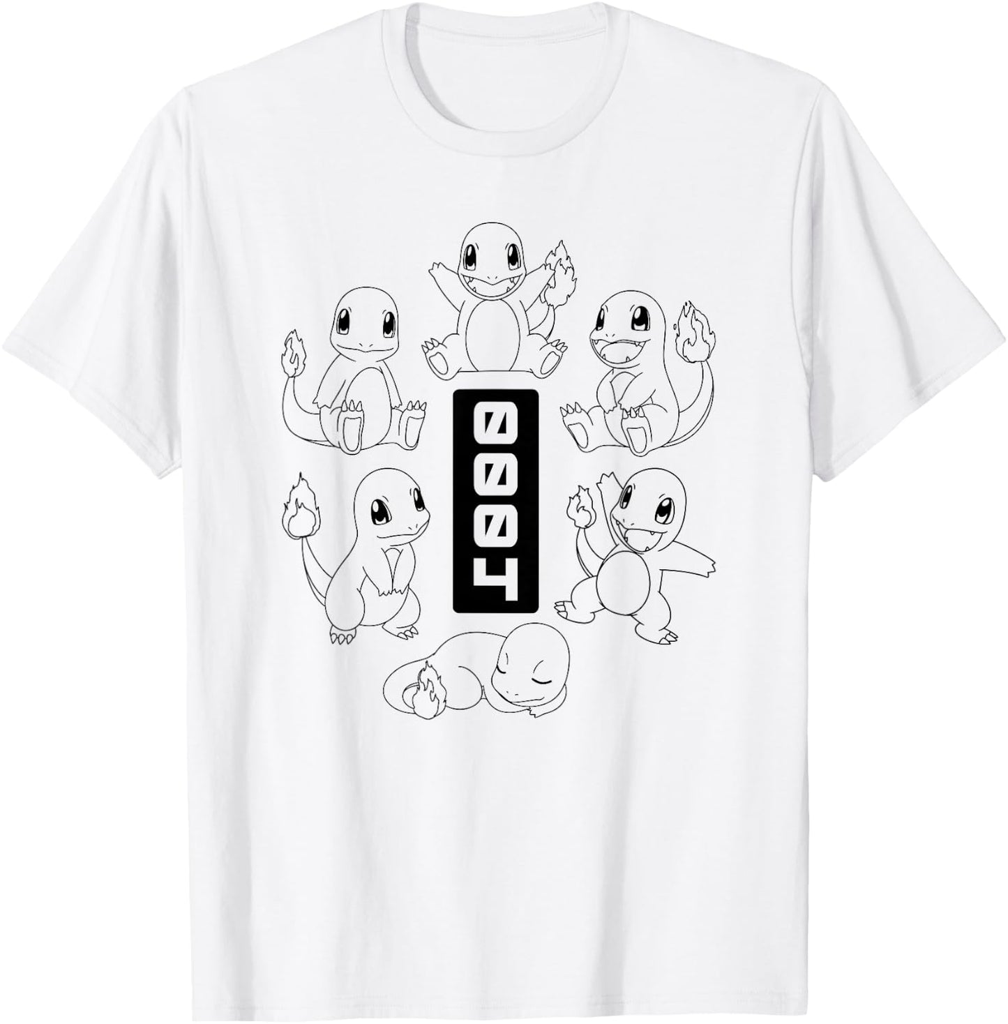 Pokémon - Charmander #0004 T-Shirt - T-Shirt | White