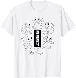 Pokémon - Charmander #0004 T-Shirt - T-Shirt | White