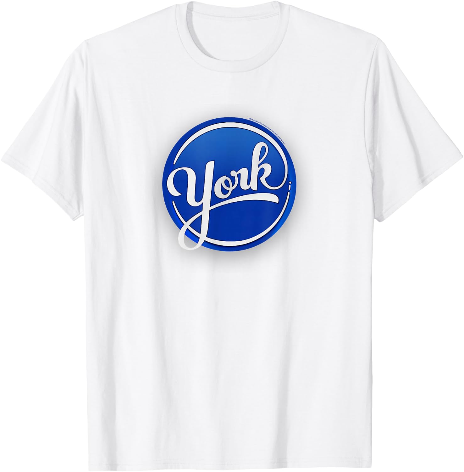 York Peppermint Patty Centered Logo T-Shirt - T-Shirt | White
