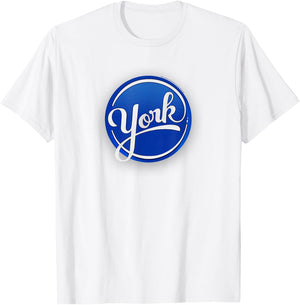 York Peppermint Patty Centered Logo T-Shirt - T-Shirt | White