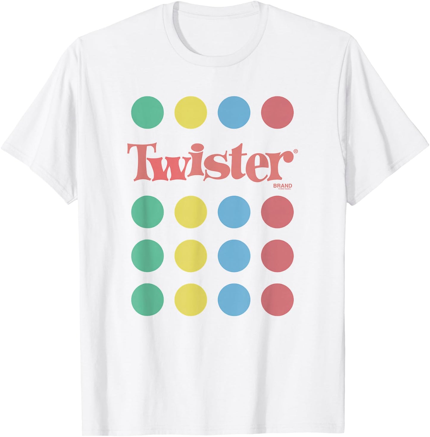 Twister Unfold The Mat Circles Color Dots Retro Game T-Shirt - T-Shirt | White
