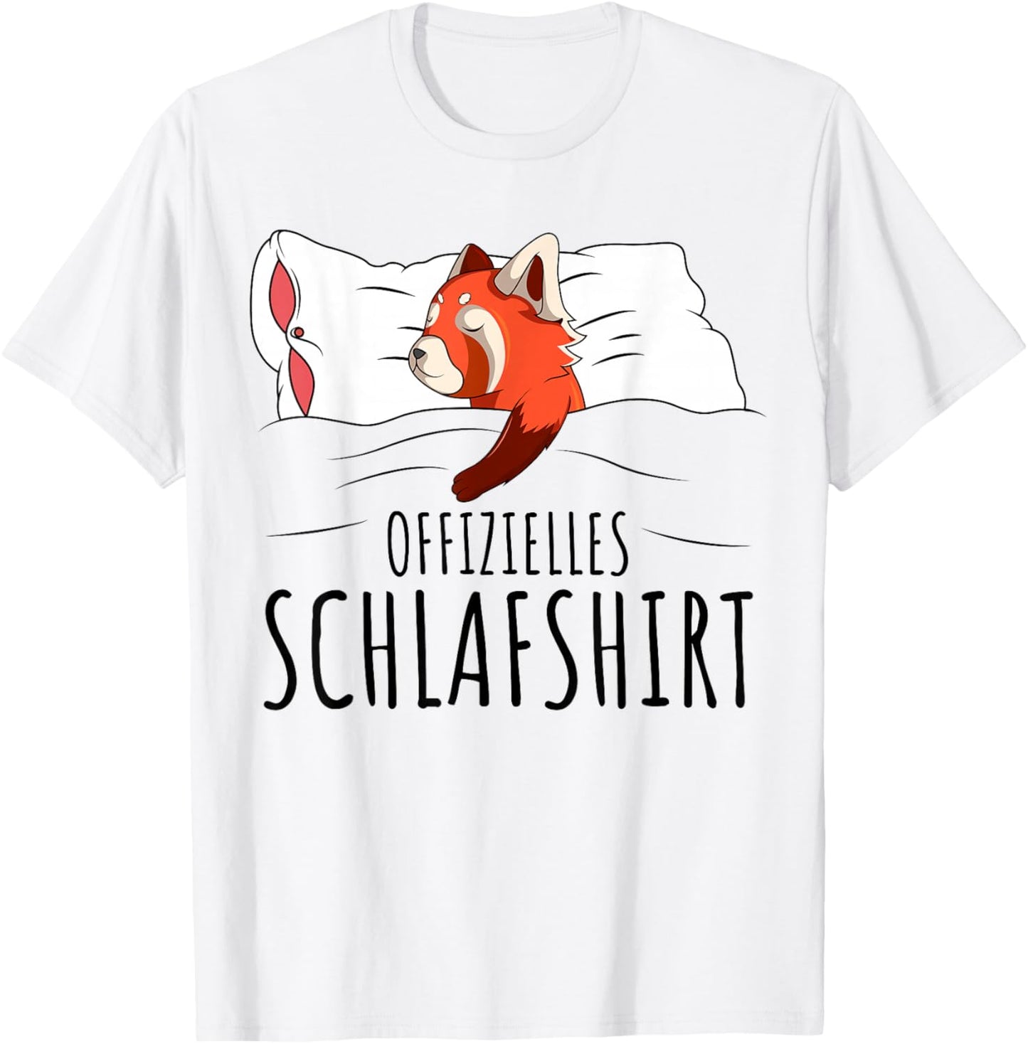 Official Red Panda Sleep Shirt T-Shirt - T-Shirt | White