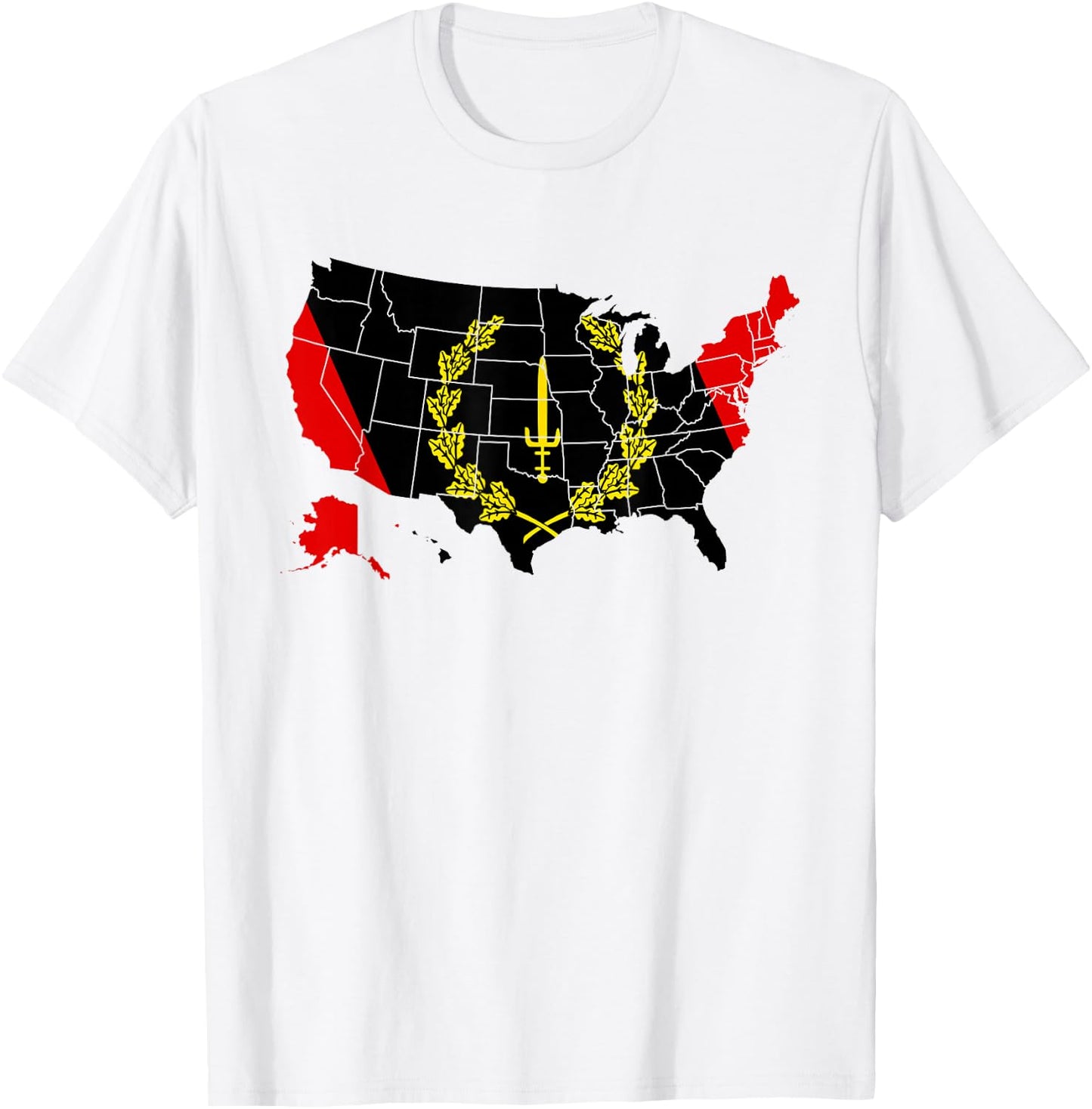 American African Heritage Flag American Black Heritage Flag T-Shirt - T-Shirt | White