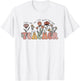 Teach Them Love Them Watch Them Grow Cute Wildflower Teacher Men Women T-Shirt - T-Shirt | White