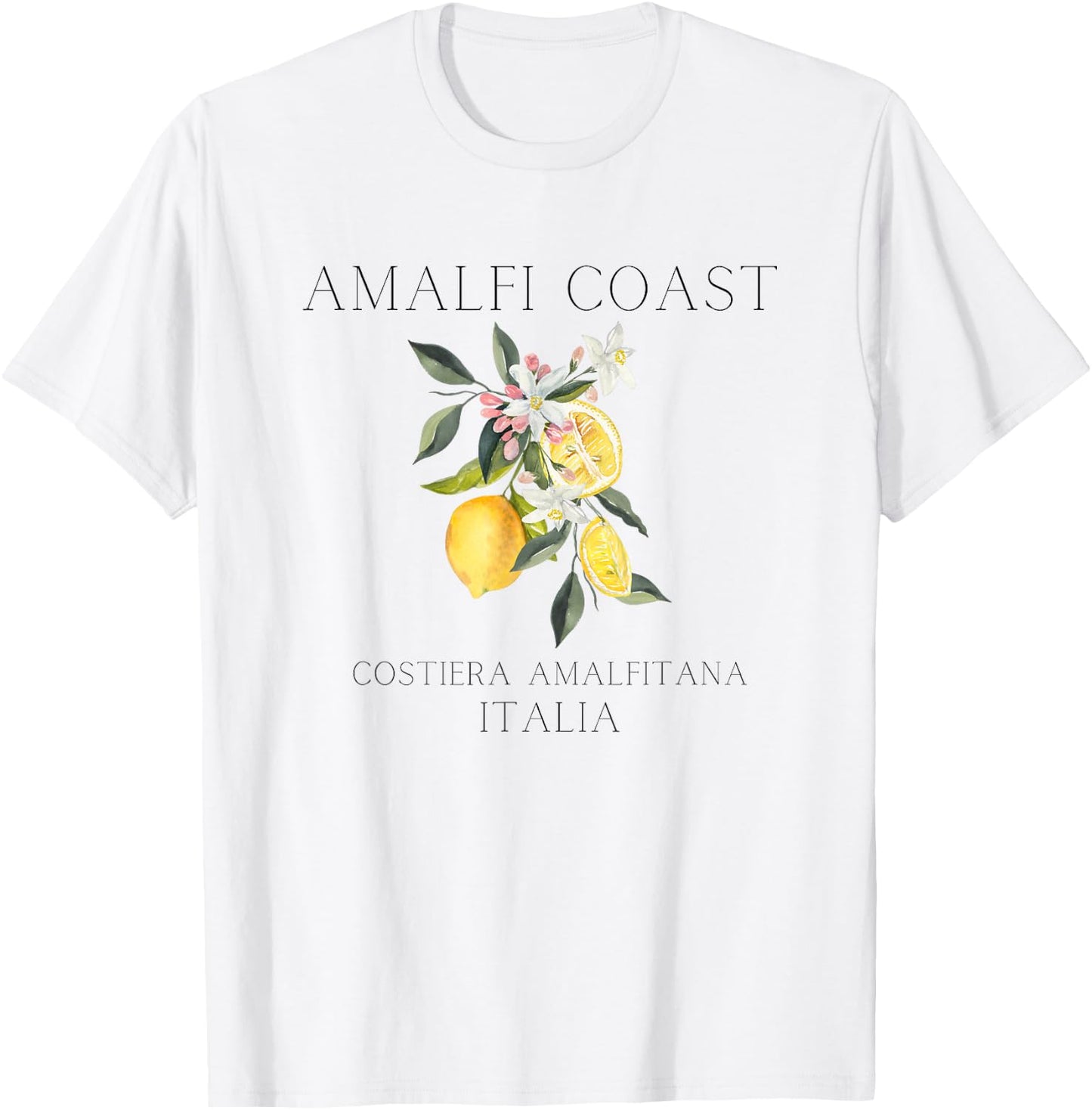 Amalfi Coast Lemons, Amalfi Italy T-Shirt - T-Shirt | White