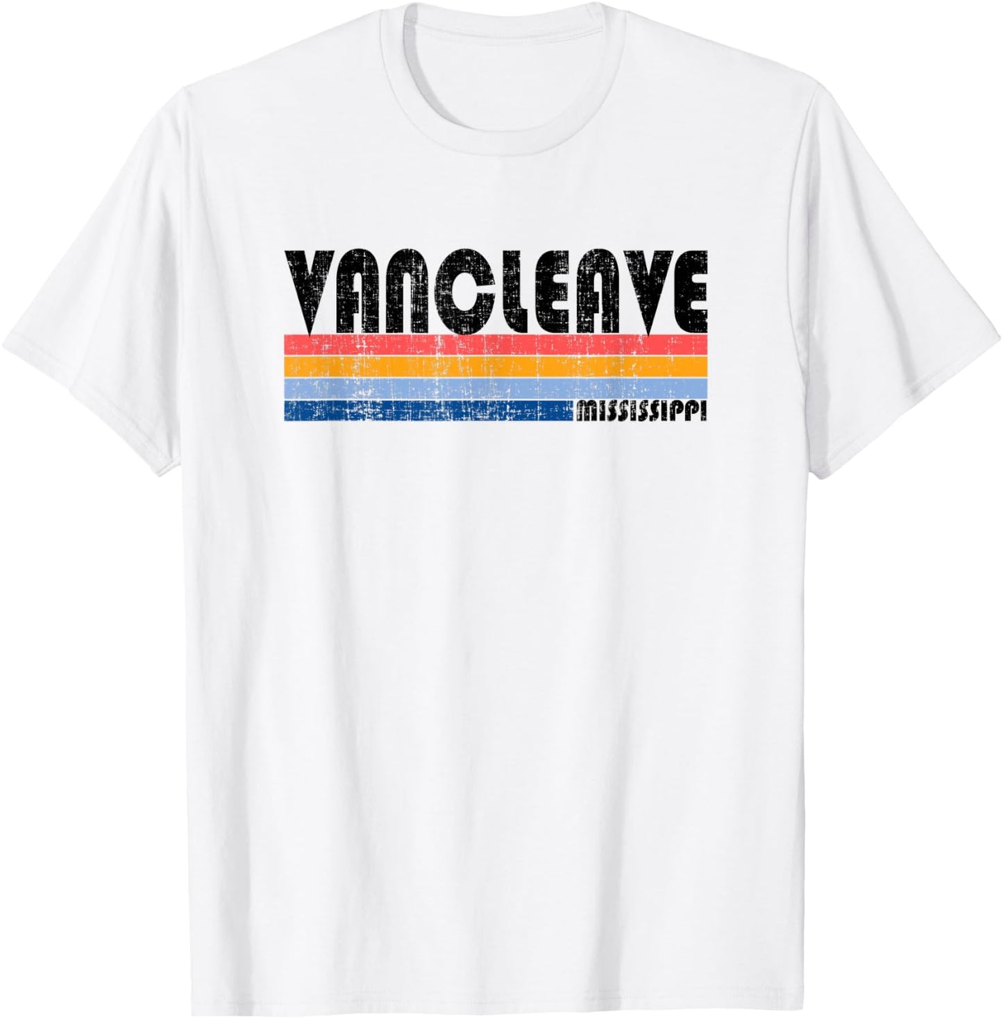 Vintage 70s 80s Style Vancleave, MS T-Shirt - T-Shirt | White