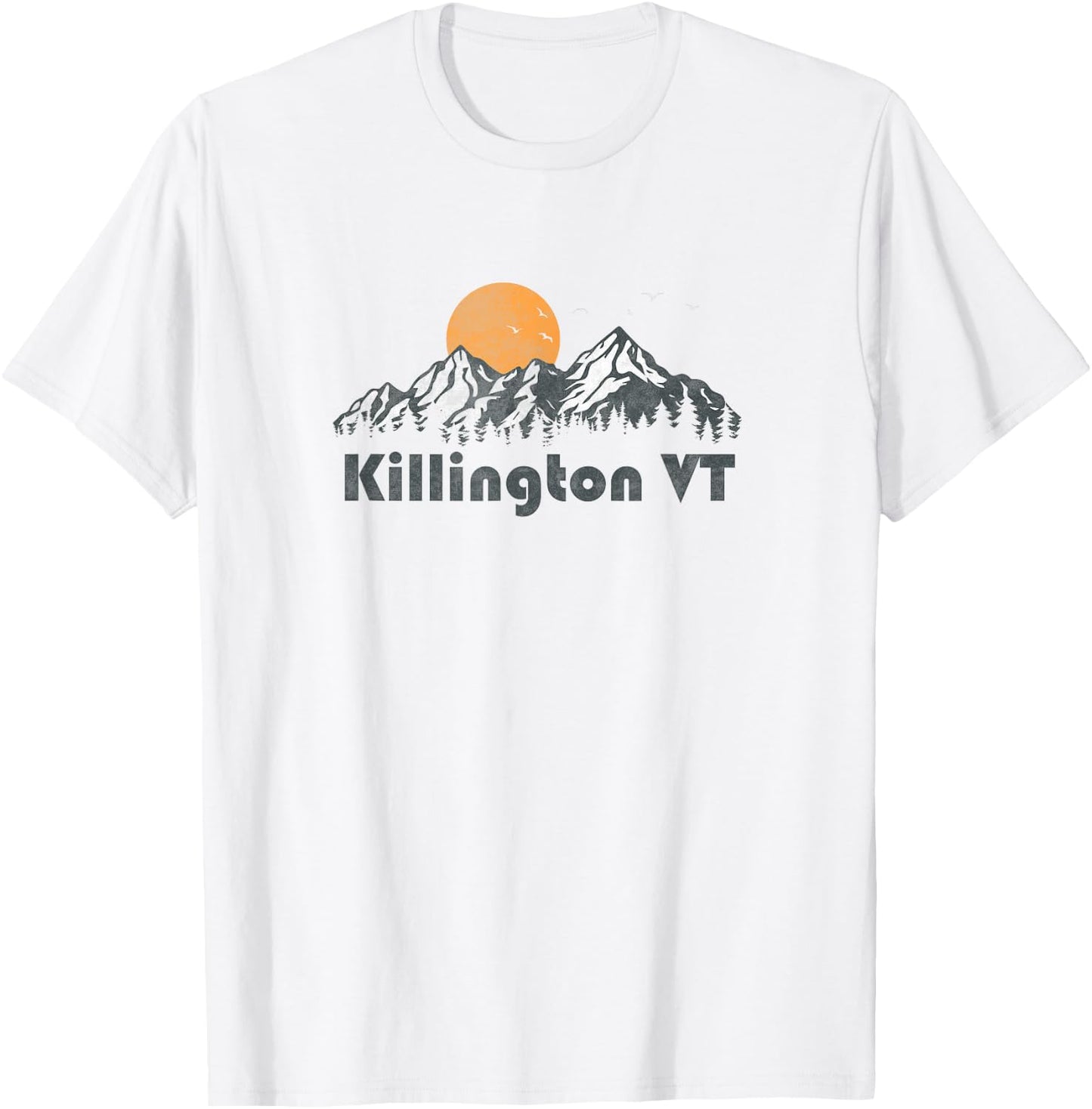 Retro Killington Vermont Vintage 80s Mountain Graphic T-Shirt - T-Shirt | White