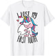 Funny Tooth Fairy - Cute Unicorn I Lost My First Tooth T-Shirt - T-Shirt | White