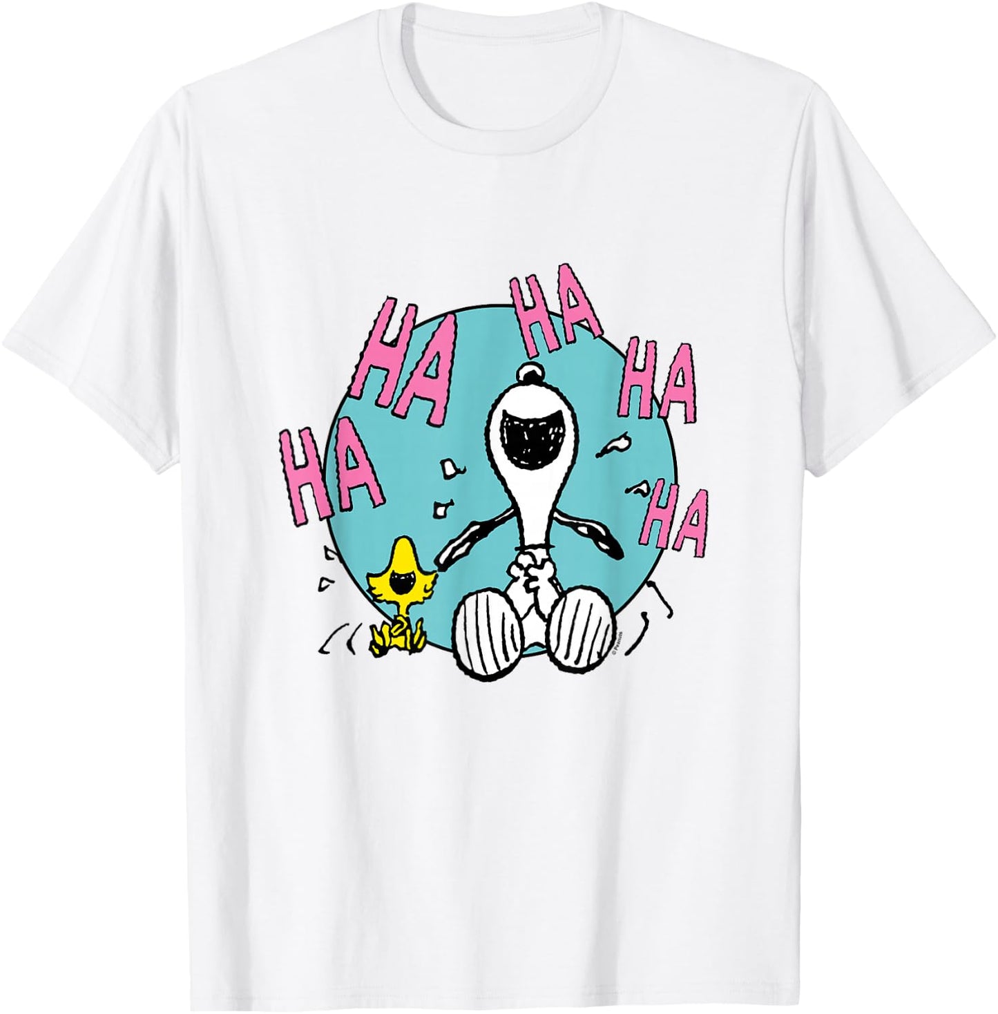 Peanuts - Laughing Woodstock Snoopy T-Shirt - T-Shirt | White