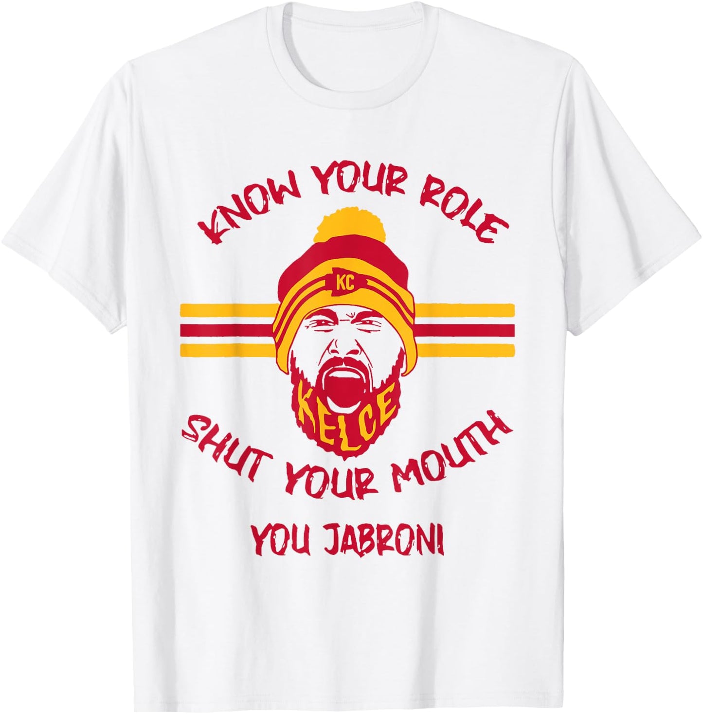 Know Your Role Shut Your Mouth T-Shirt - T-Shirt | White