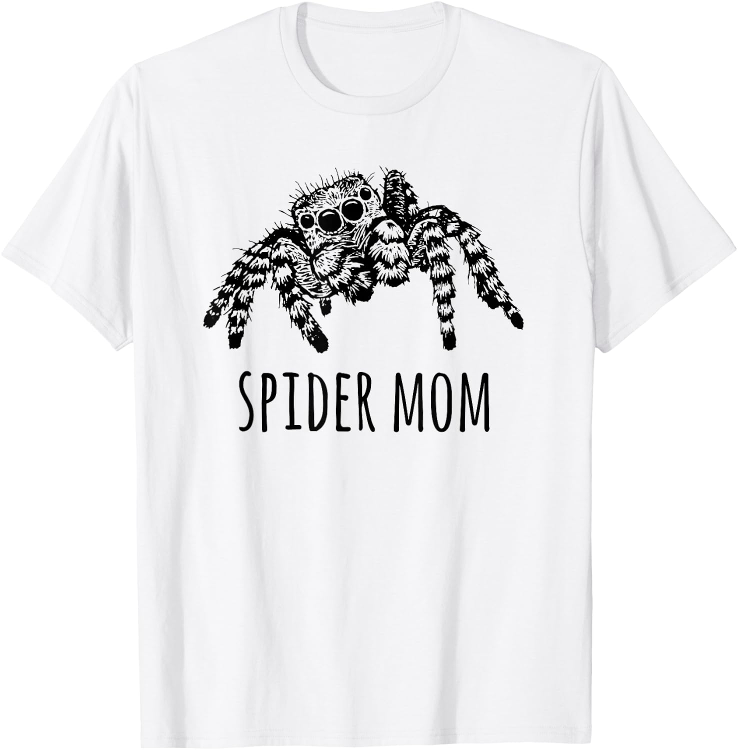Jumping Spider Mom - For Pet Jumping Spider Owners T-Shirt - T-Shirt | White