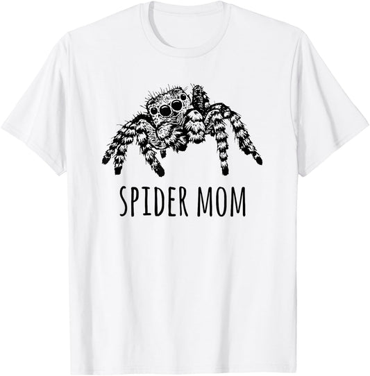 Jumping Spider Mom - For Pet Jumping Spider Owners T-Shirt - T-Shirt | White