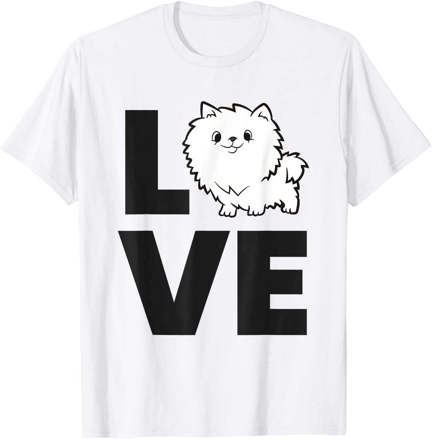 Pomeranian Lover Pet Pomeranian Dog I Love Pomeranians T-Shirt - T-Shirt | White