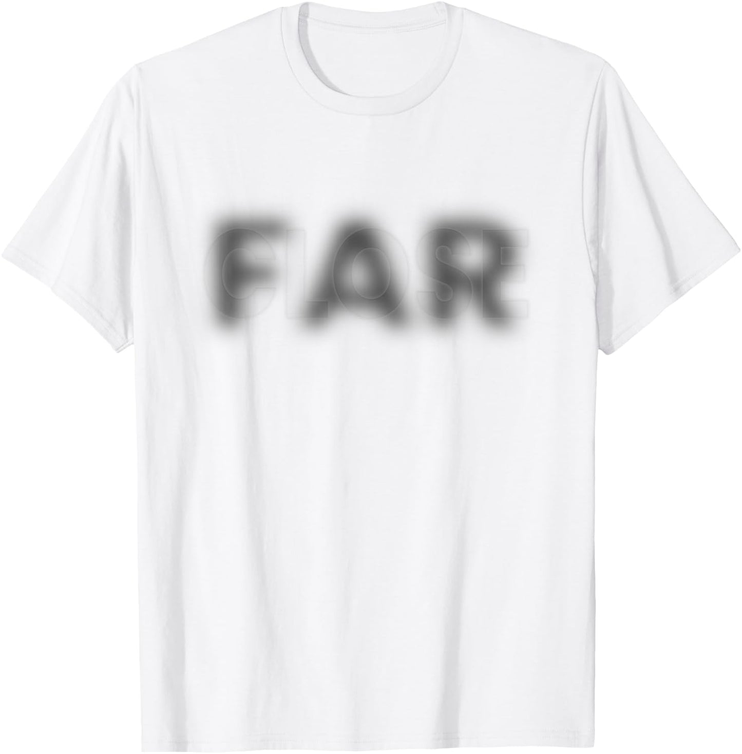 Close Far Illusion T-Shirt - T-Shirt | White