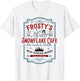 Frosty's Snowflake Cafe With Hot Cocoa And Cookies Christmas T-Shirt - T-Shirt | White