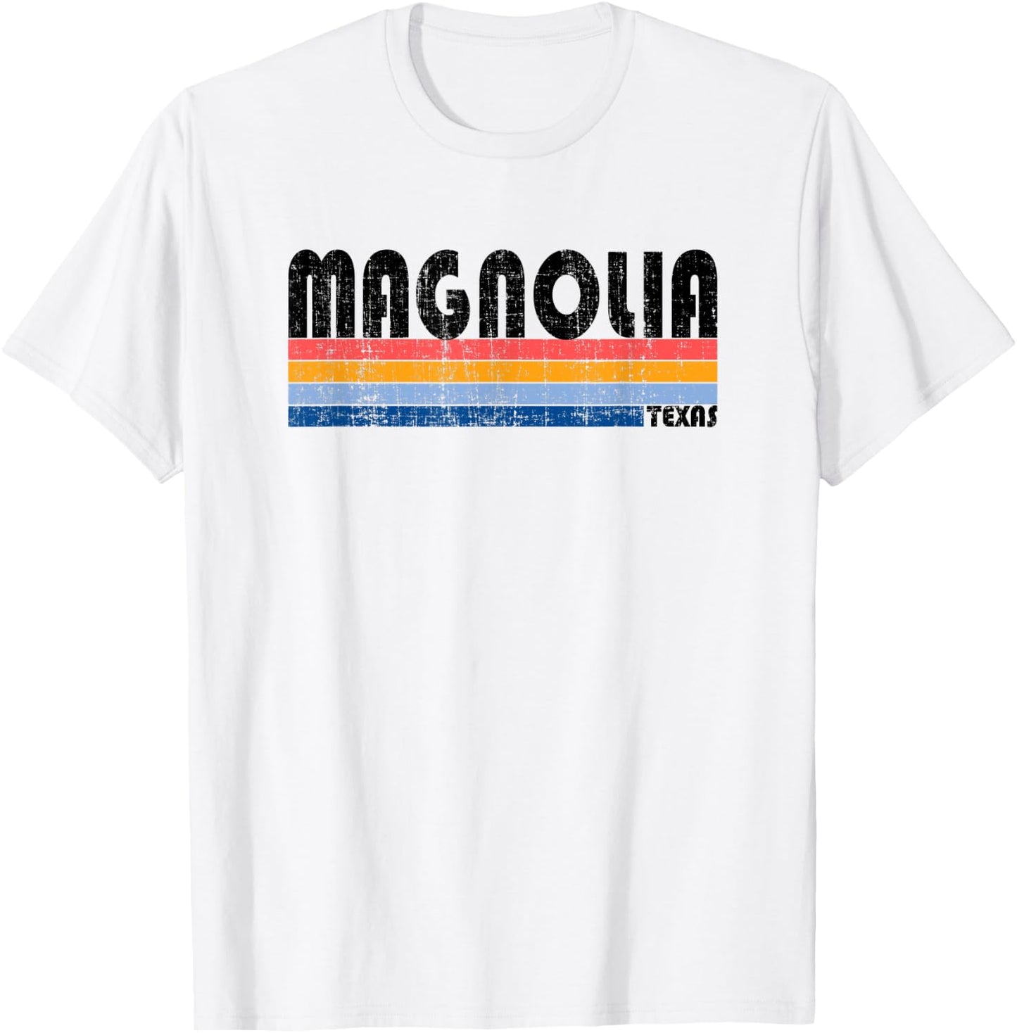 Vintage 70s 80s Style Magnolia, TX T-Shirt - T-Shirt | White