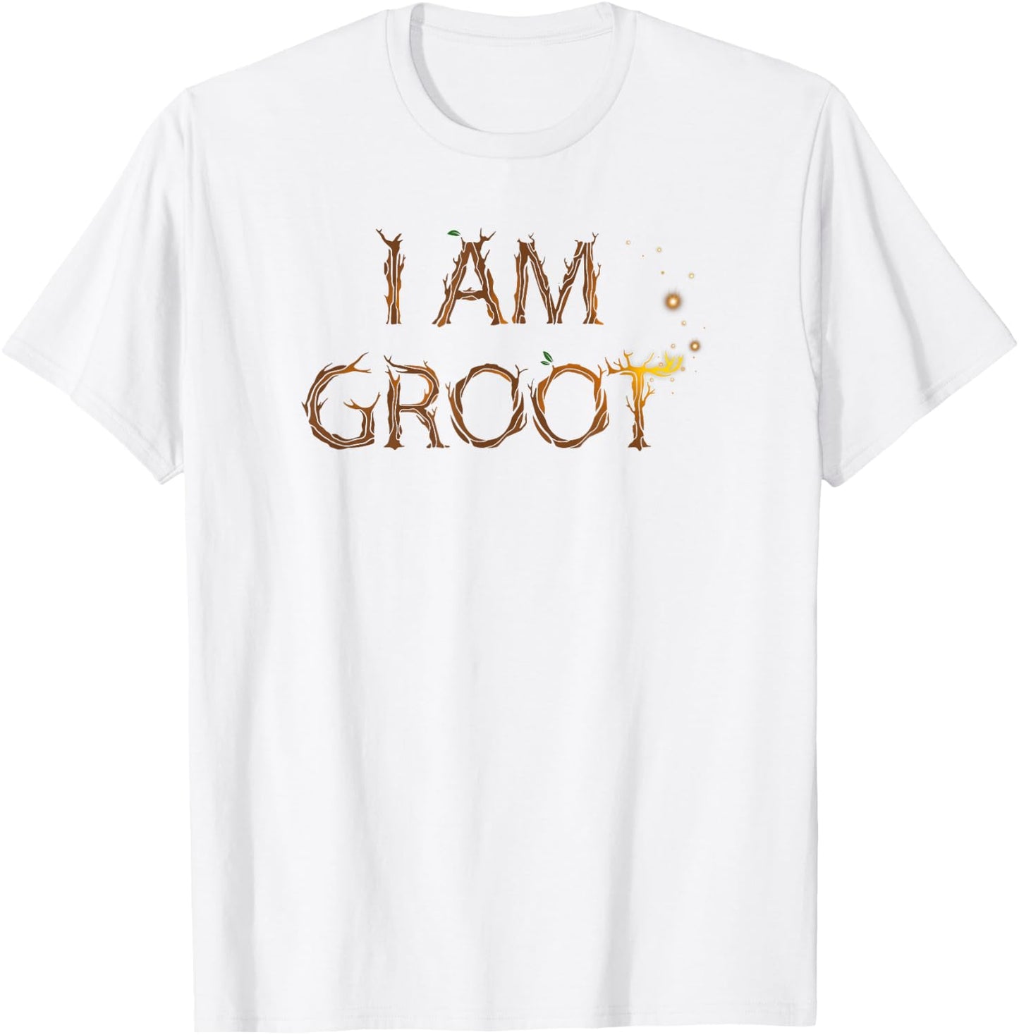 Marvel Guardians of the Galaxy I Am Groot Branches Logo T-Shirt - T-Shirt | White