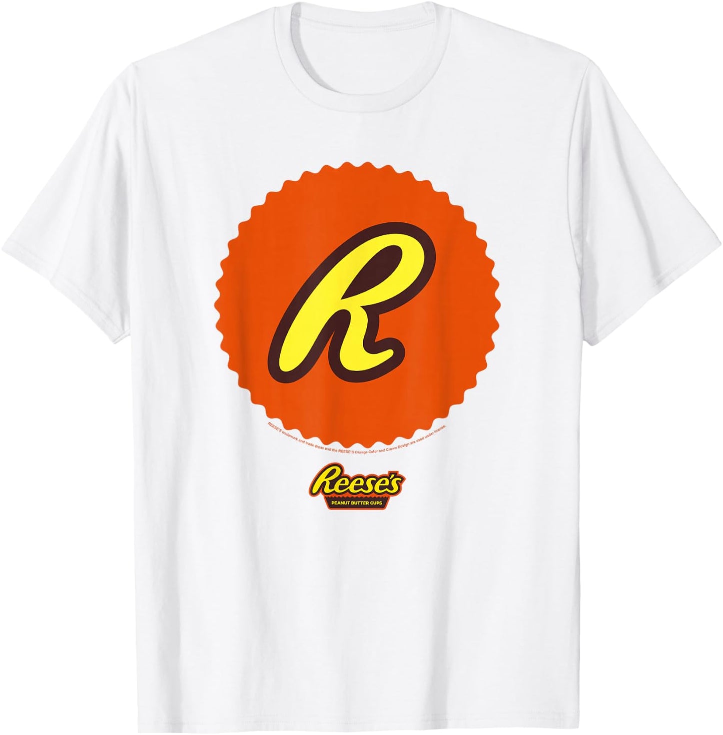Reese's Peanut Butter Cup Design T-Shirt - T-Shirt | White