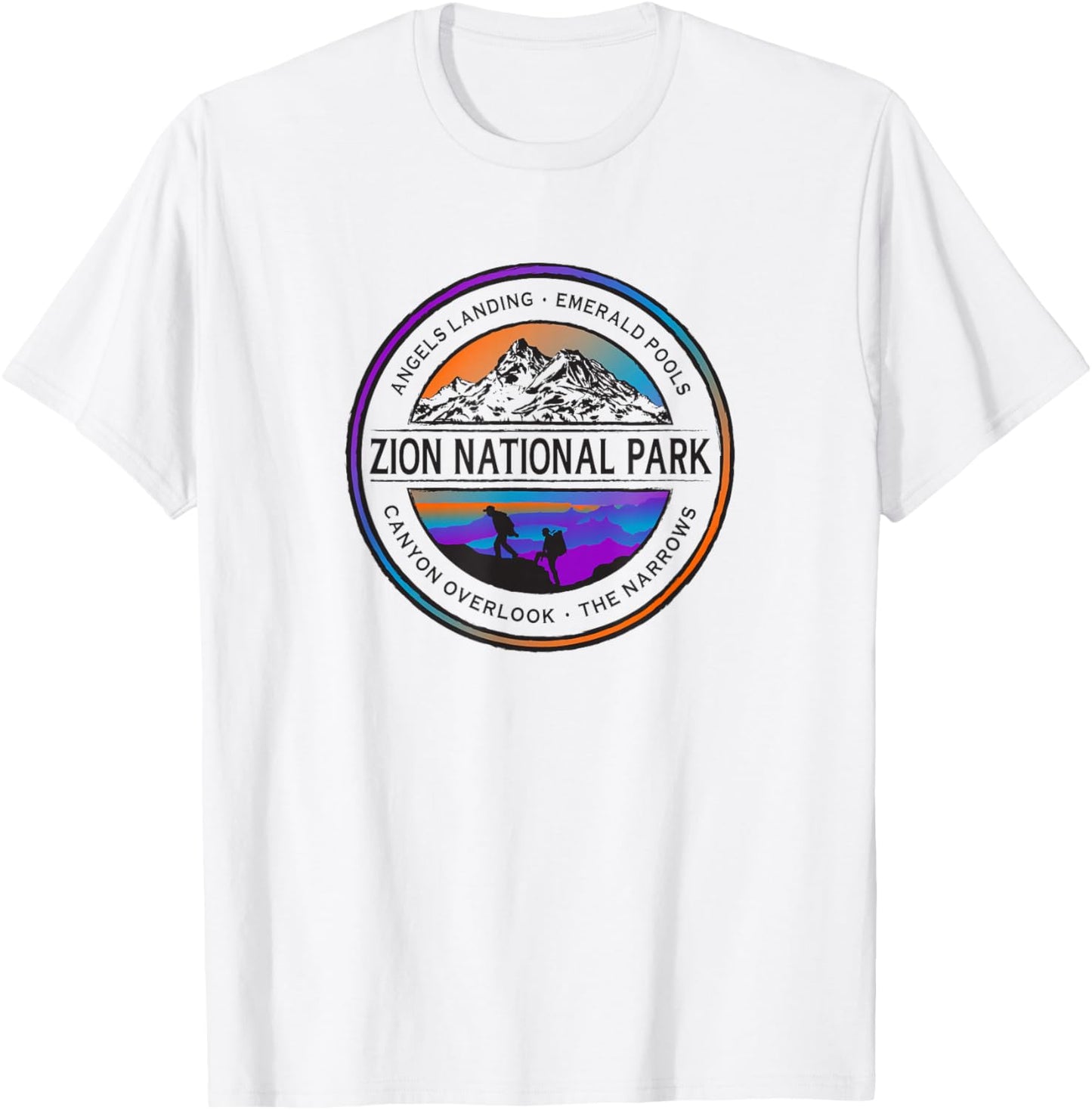 Zion National Park T-Shirt - T-Shirt | White