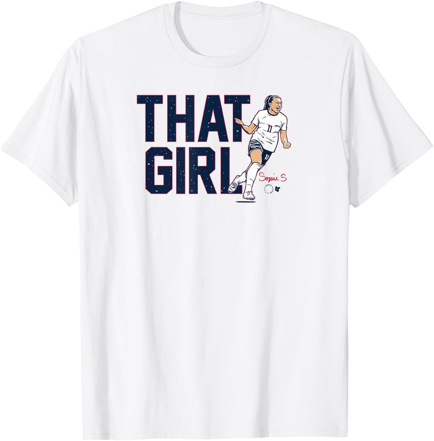 Sophia Smith - That Girl - USWNTPA - USA Soccer T-Shirt - T-Shirt | White