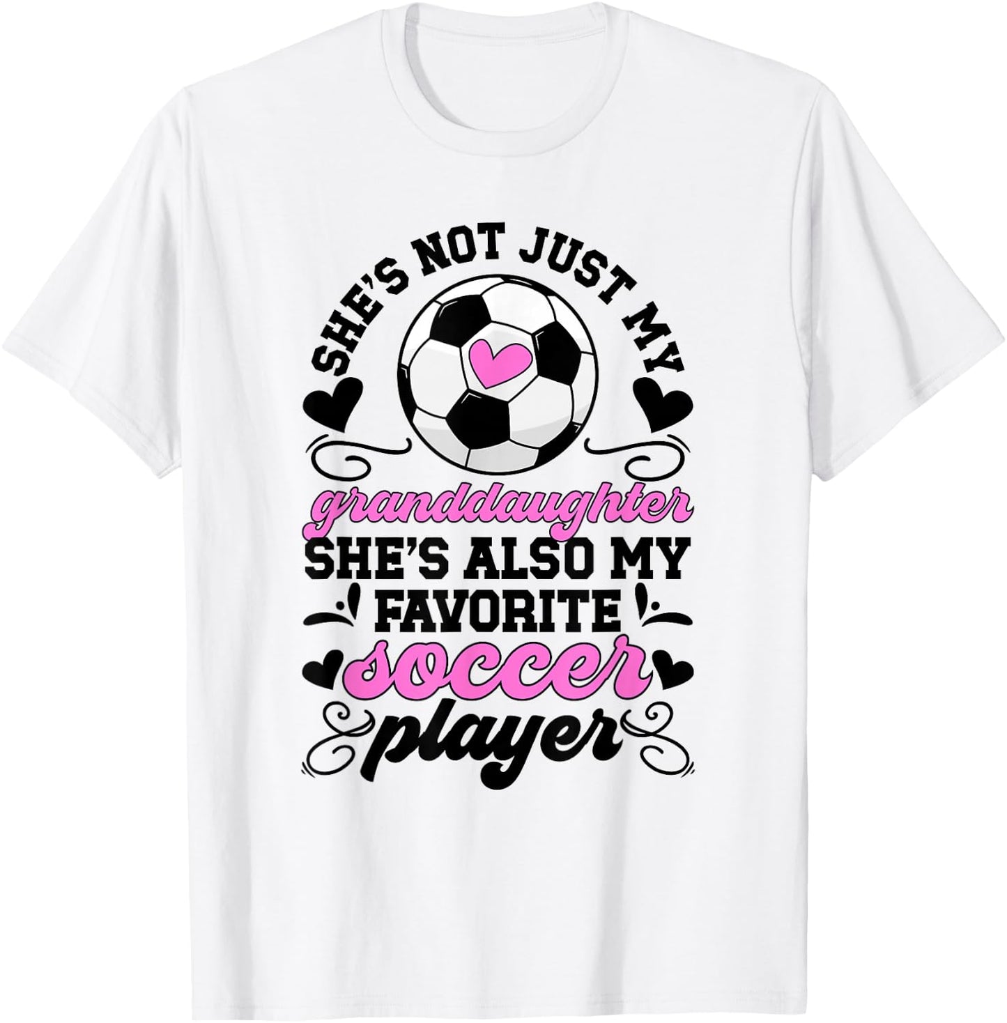 She's My Favorite Soccer Player Grandma Soccer Grandma T-Shirt - T-Shirt | White