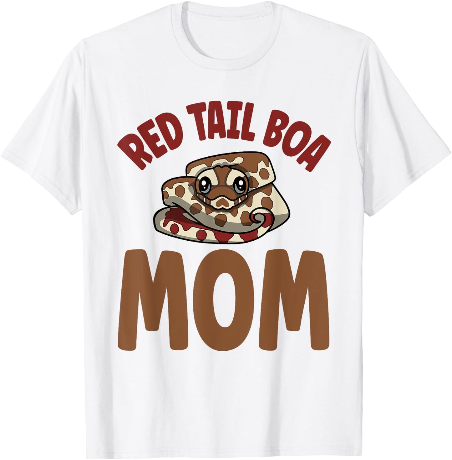 Cute Boa Owner Red Tail Boa Mom T-Shirt - T-Shirt | White